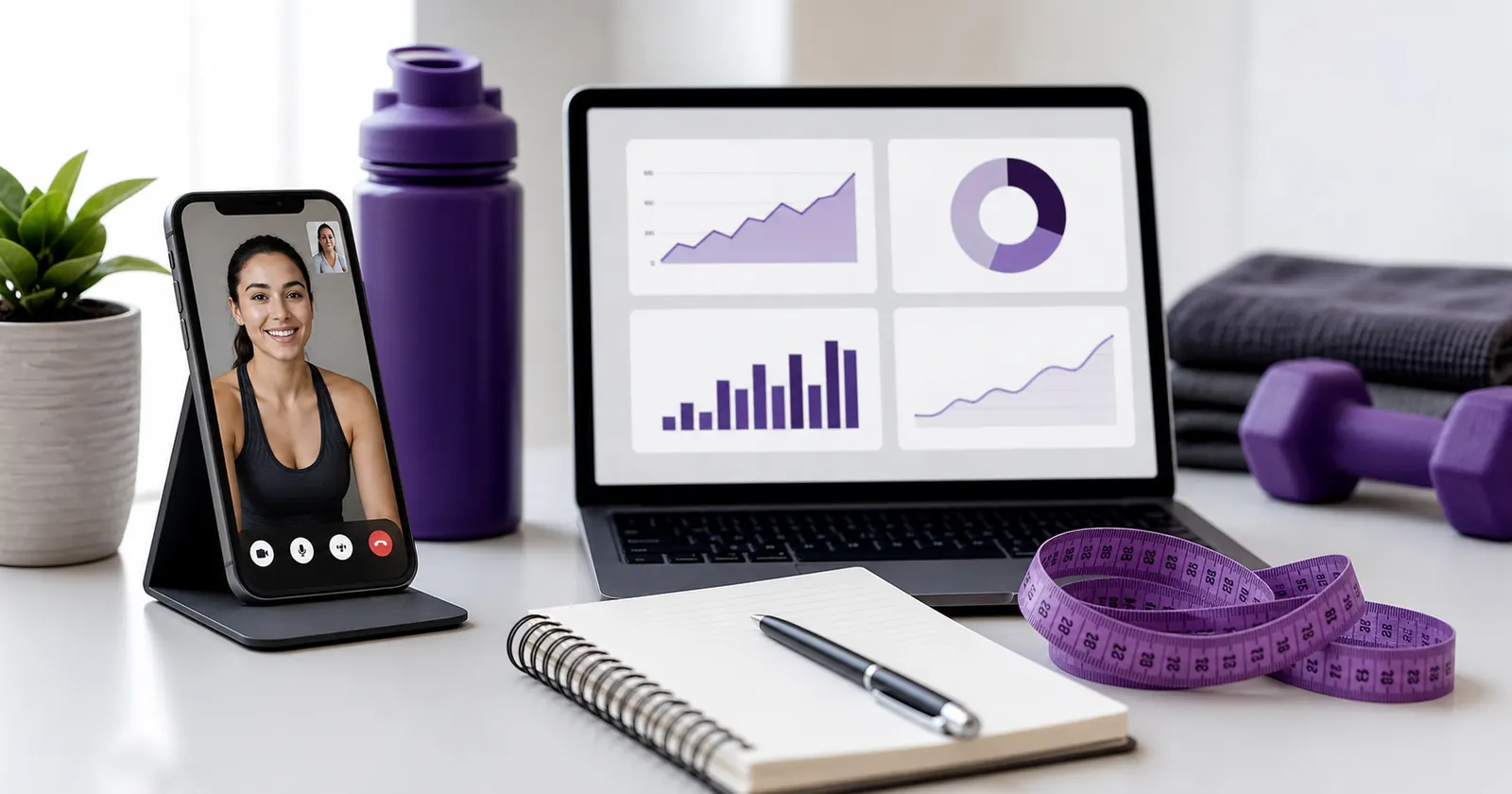 Progress tracking dashboard and online check-in tools