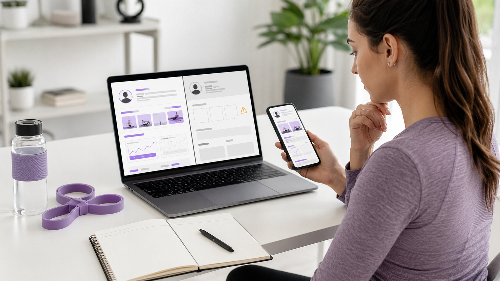 Comparison of online fitness coaches, support quality and warning signs